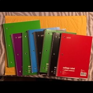 brand new notebooks